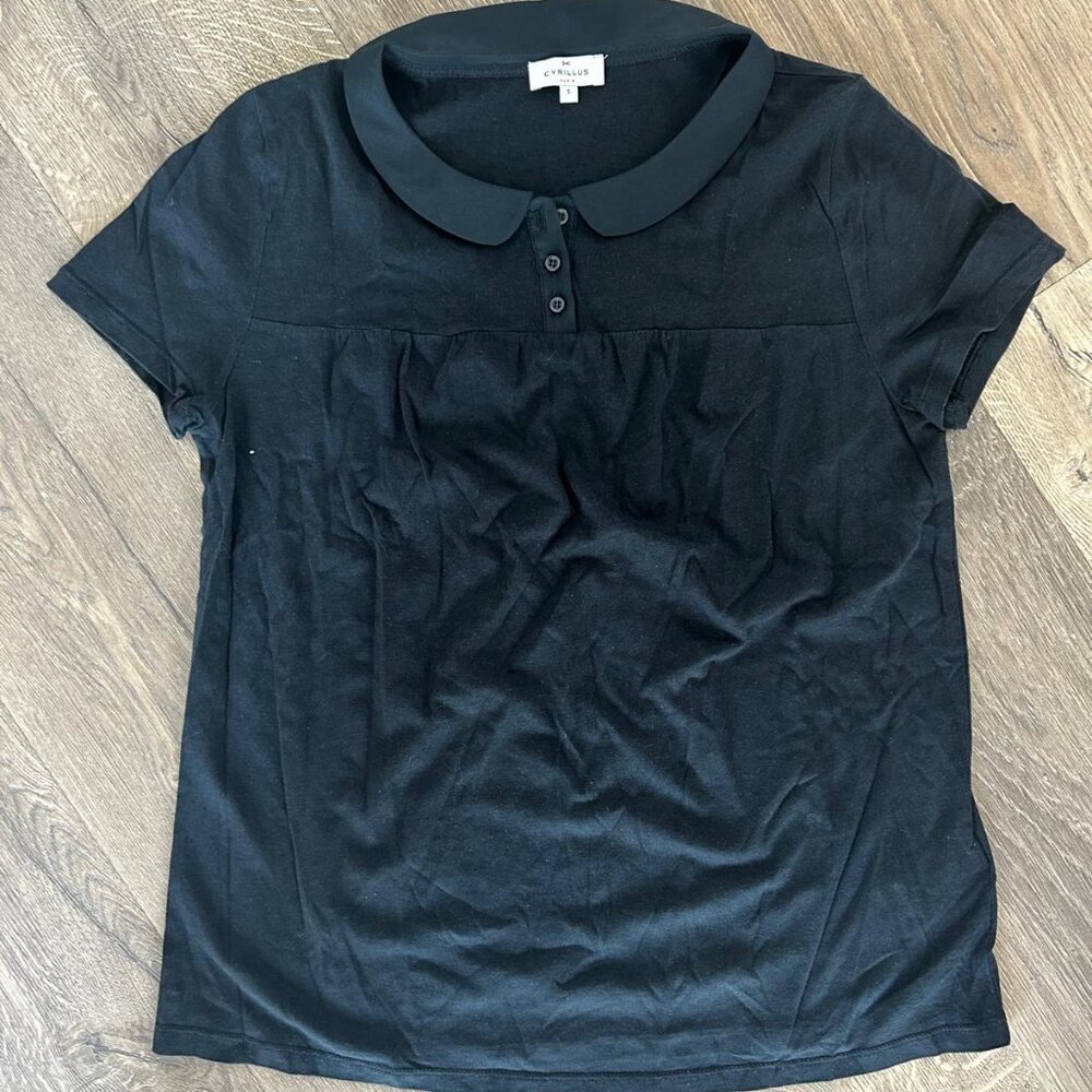 CYRILLUS Navy Blue Top